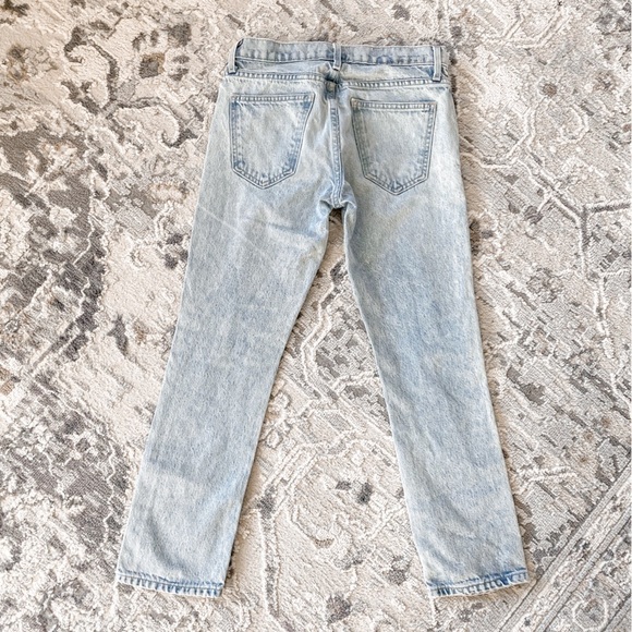 Current/Elliott | The Cropped Straight Jean in Light Indigo - Picture 4 of 9